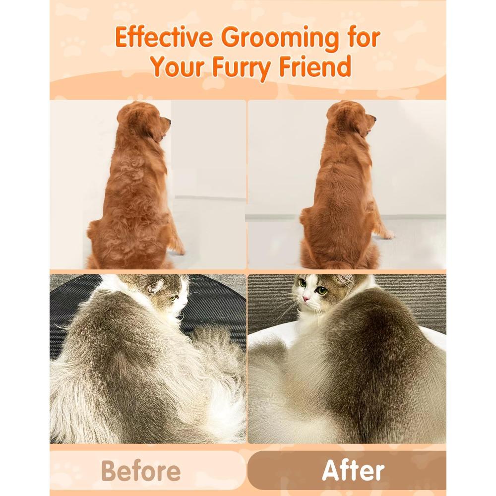 2026 New Pet Steam Brush, Cat Hair Removal Comb - 3-in-1 USB Rechargeable Pet Hair Remover with Water Tank (1 piece, Cream Coffee Color)