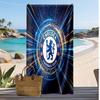 Пляжний рушник з принтом Chelsea FC, швидковисихаючий, м'який, портативний, великий прямокутний пляжний килимок для подорожей, басейну