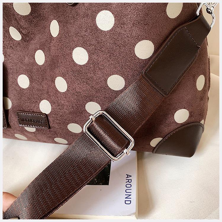Women's Polka Dot Crossbody Bucket Bag - Summer Casual Fashion 2026