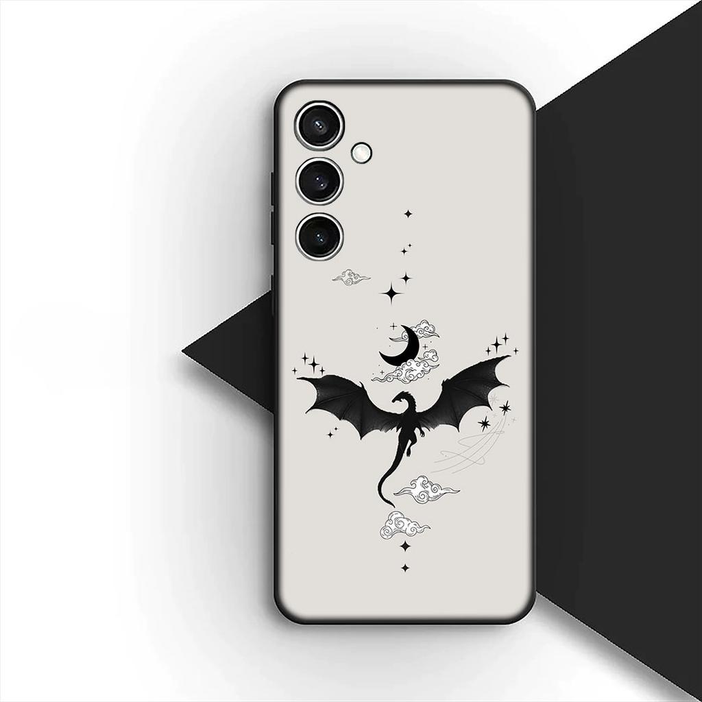 Vierte Flügel Drachen Silikonhülle für Samsung Galaxy A36 A55 A26 A05 A06 A14 A50 A51 A53 A54 A12 A13 A23 A35 Hülle Handyhülle