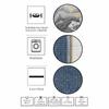 Decorative Special Design Modern Floor Rugs Patterned Non-Slip Base Washable