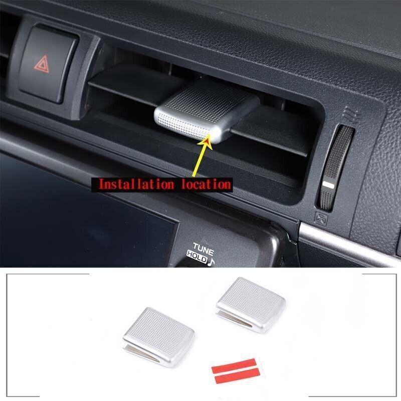 Silver Air Conditioner Adjust Switch Knob Trim For Toyota 86/Subaru BRZ 2022-23