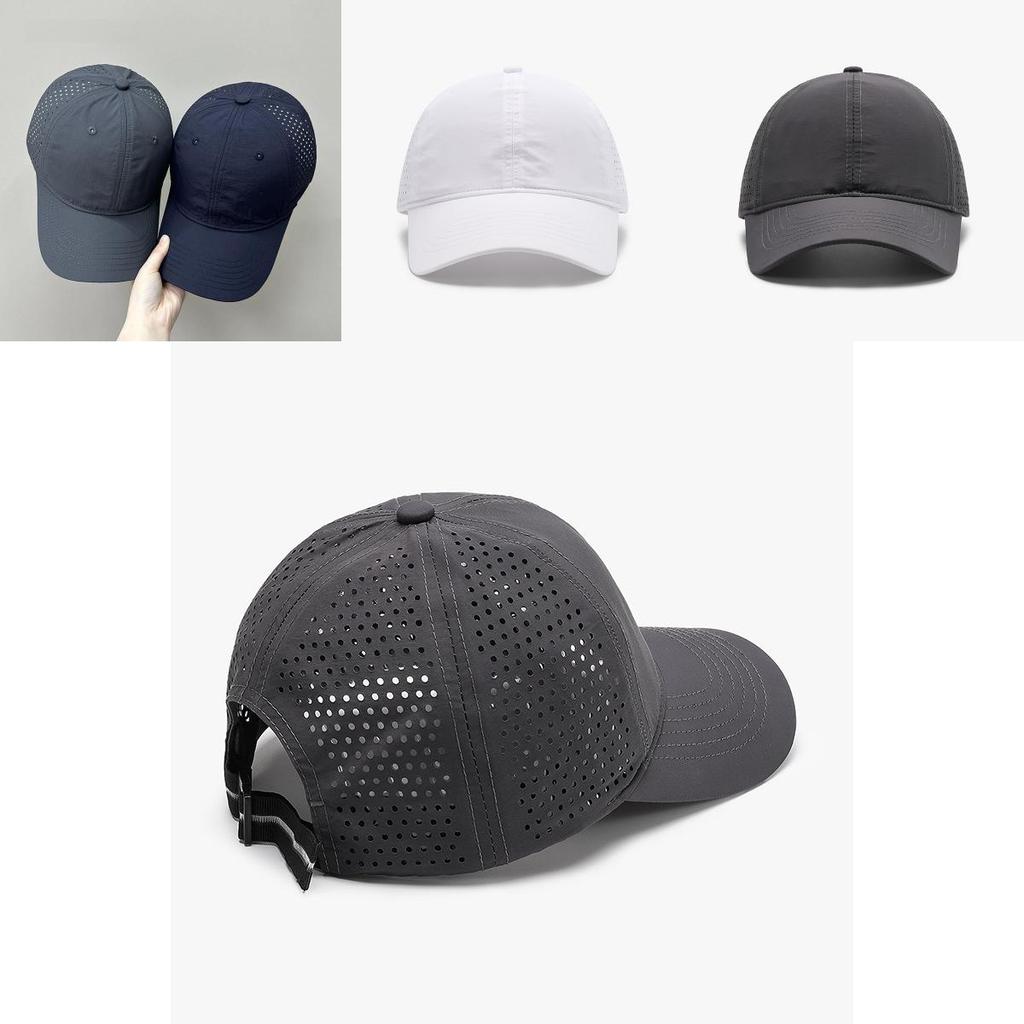Spring Summer Quickdry Nylon Baseball Hat With Curved Brim For Men Women