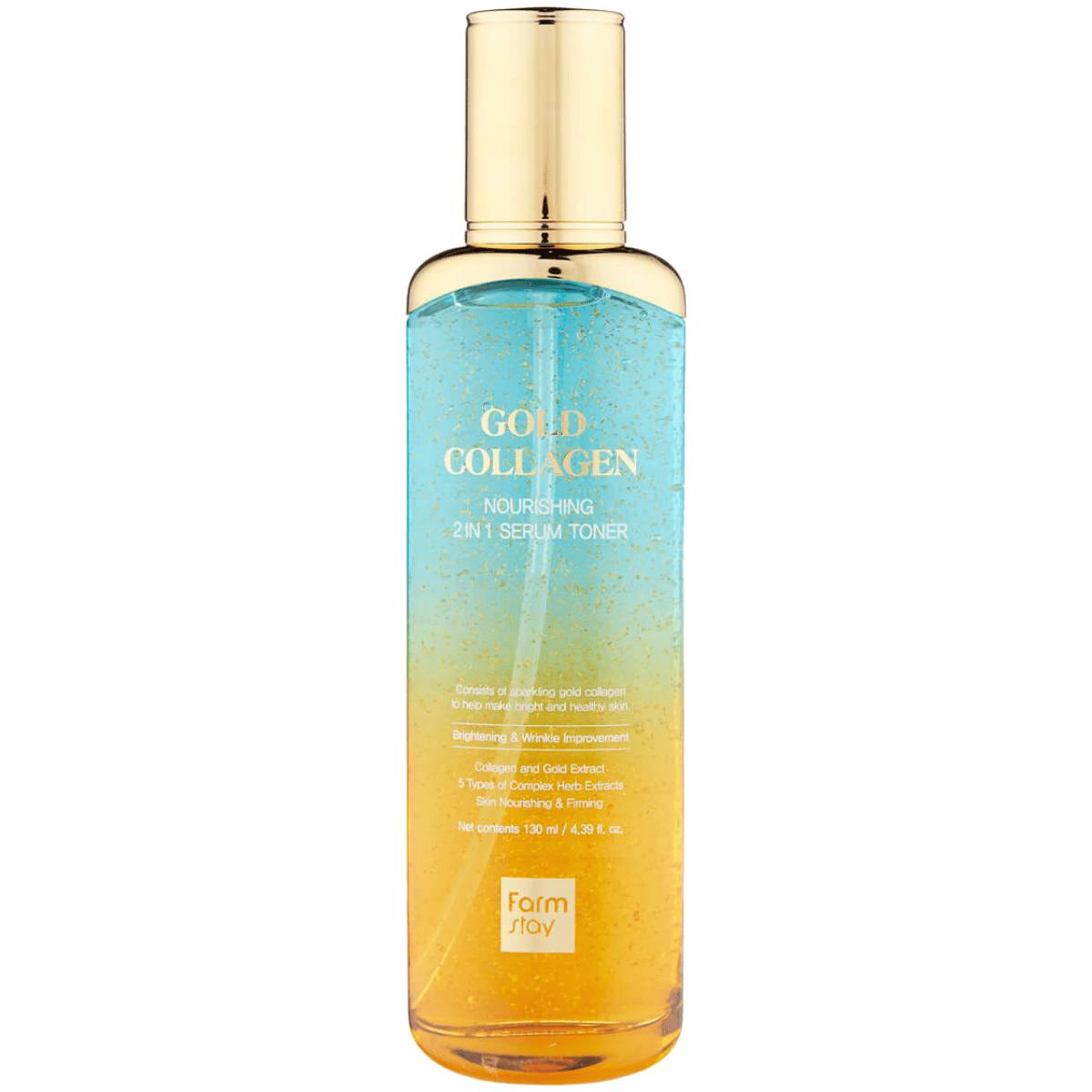 

FARMSTAY - GOLD COLLAGEN Odżywcze serum i toner 2w1, 130 ml