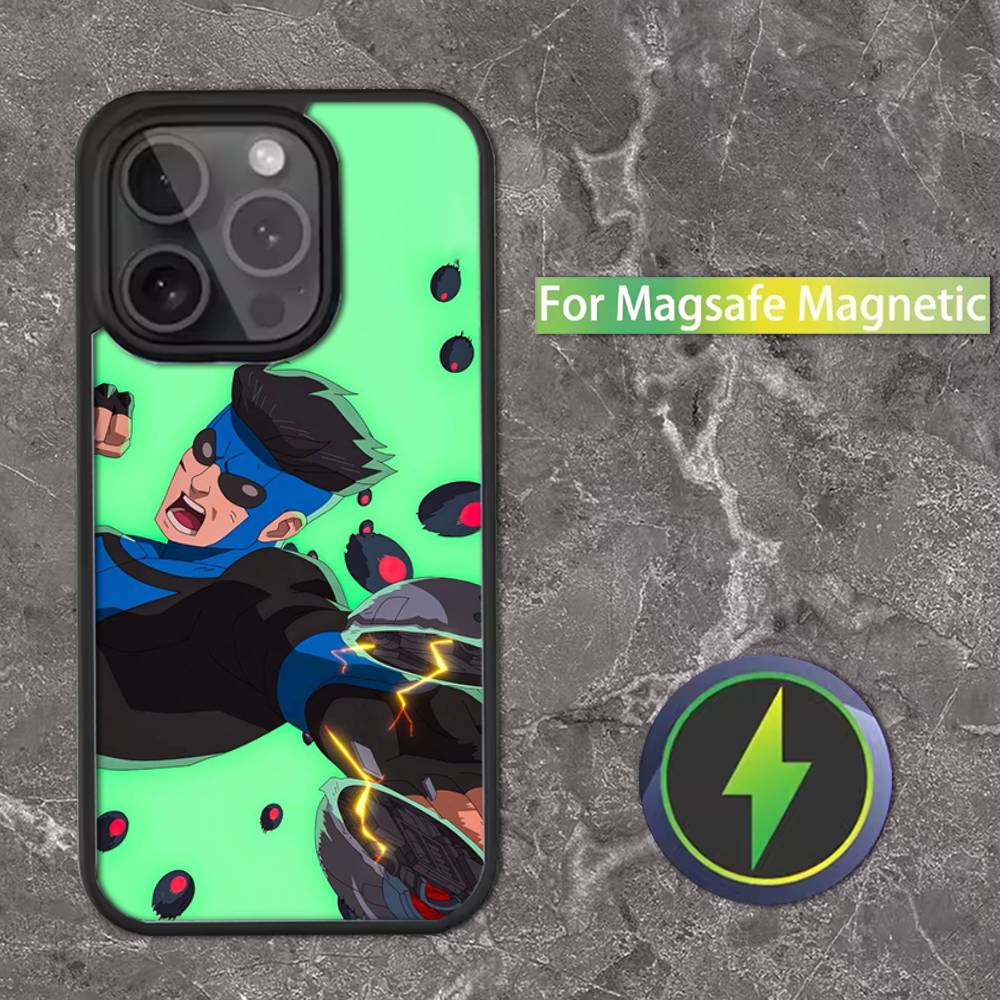 Invincible Mark Atom Eve Phone Case For iPhone 16,15,14,13,12,11,Pro,Max,Plus,Mini,SE Magsafe Magnetic Wireless Charging