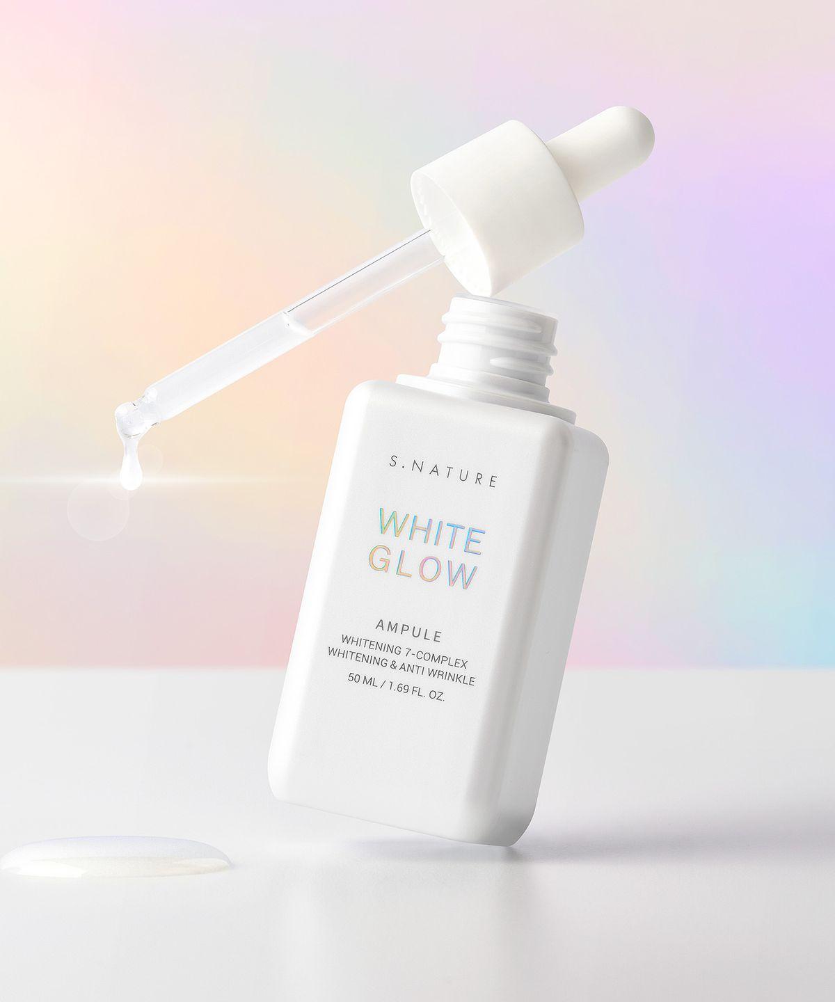

S.Nature White Glow Ampoule 50 ml – Brightening & Tone-Evening Serum with Niacinamide & Glutathione