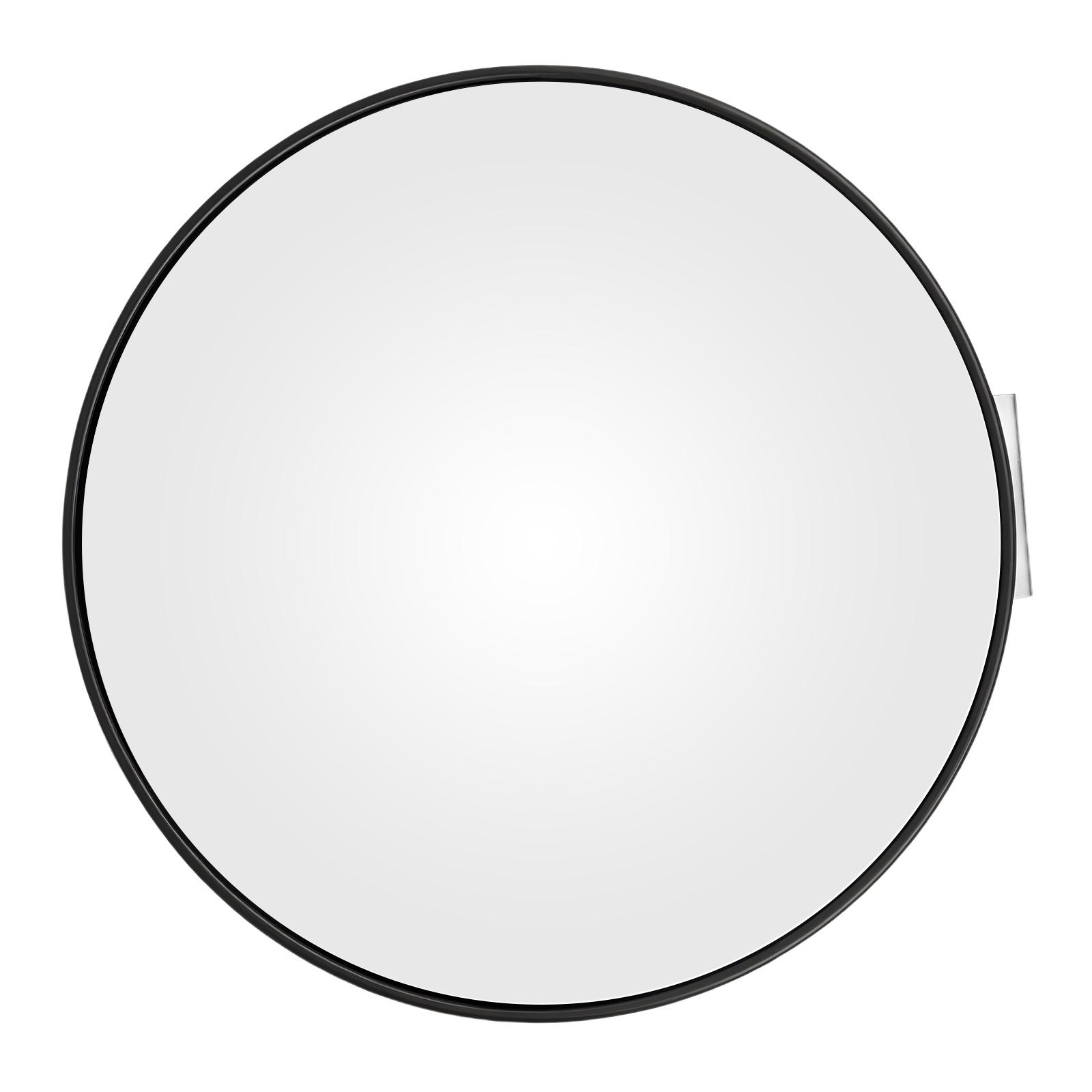 

Широкоугольное выпуклое зеркало 12 Безопасное дорожное зеркало для слепой зоны, склада, парковки, Регулируемый монтажный кронштейн чёрный