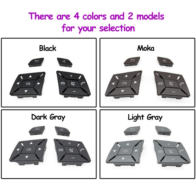 Car Left Right Steering Wheel Switch Buttons For BENZ C GLK E CLA GLA B CLS SLK SLC C204 GLK204 W207 W212 W246 W156 W218 W172