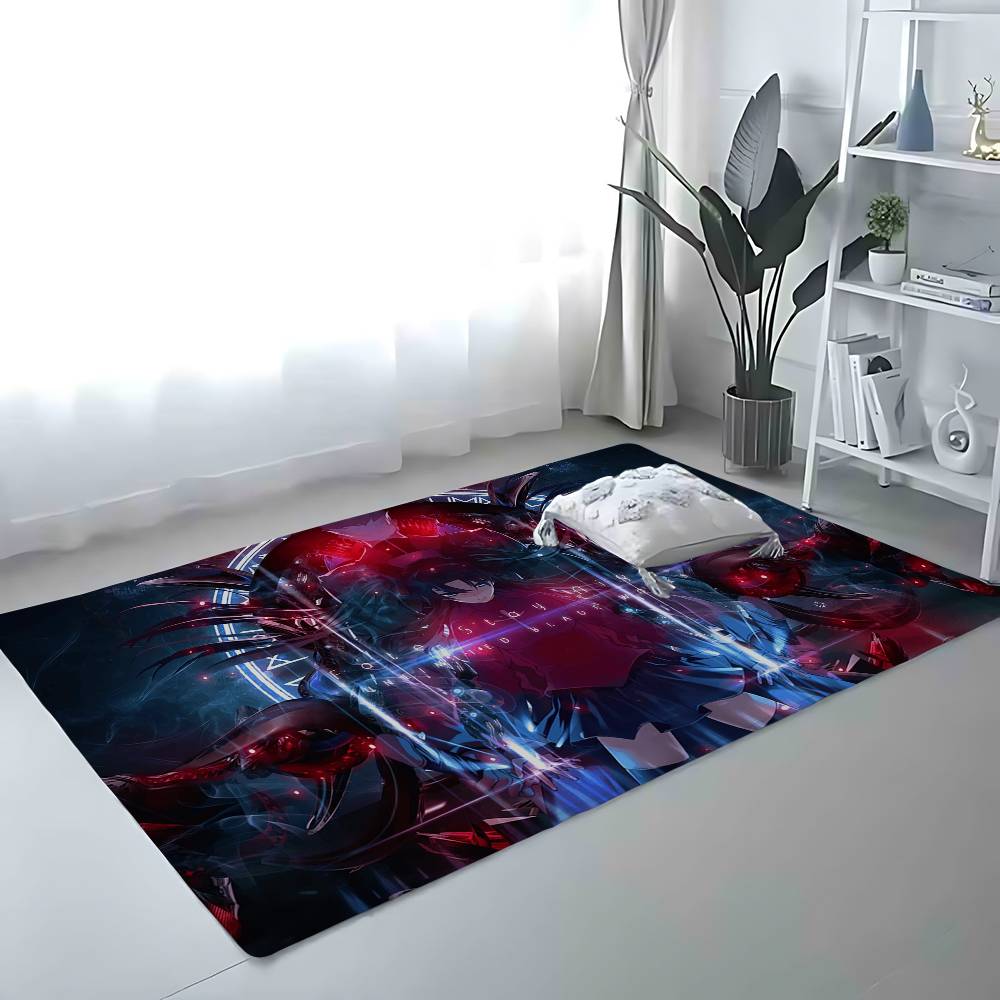 Anime F-Fate Stay Night Floor Mat Bathroom Absorbent Mat Simple Door Dirt-resistant Mat Home Kitchen Mat Foot Mat Entry Mat