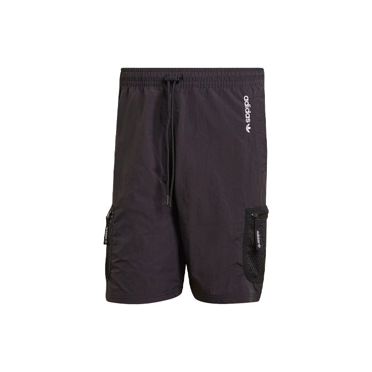 adidas Originals Men s Adventure Woven Cargo Shorts Black GN2341 XS