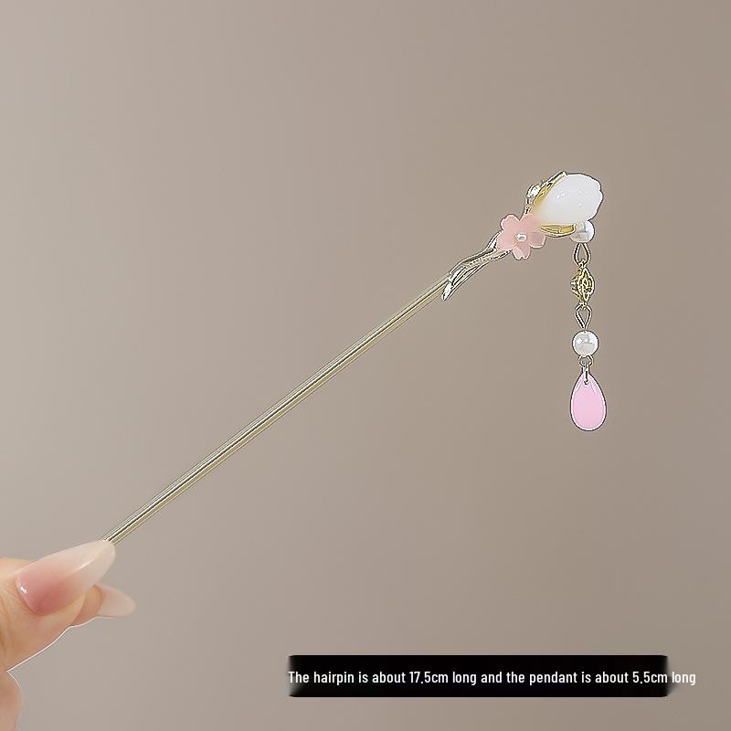 Vintage Chinese Style Hairpin for Updos - Elegant Retro Hair Stick with Tassel for Qipao
