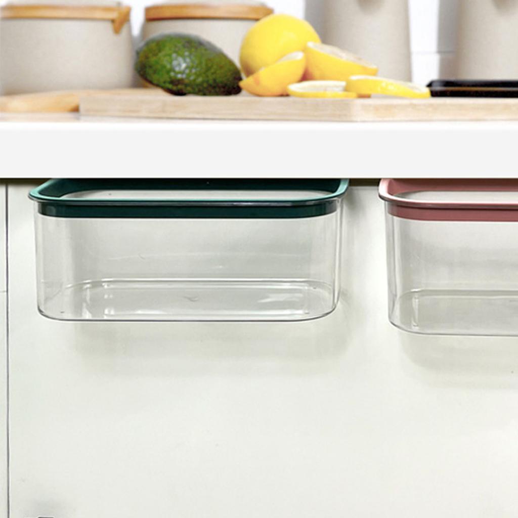 Hanging Kitchen Trash Can Plastic Storage Box Large Capacity Countertop Hanging Kitchen Compost Bin
