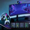 Charging Station Dock with 2 USB Port Game Controller Holder with RGB Light Space Saving Storage Accessories for PlayStation 5/4