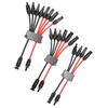 2 To 4/6/8 Y Branch P Solar Connectors Tool-Free 10AWG Solar Panel Cable Splitter for Photovoltaic System Boat RV Solar Panel