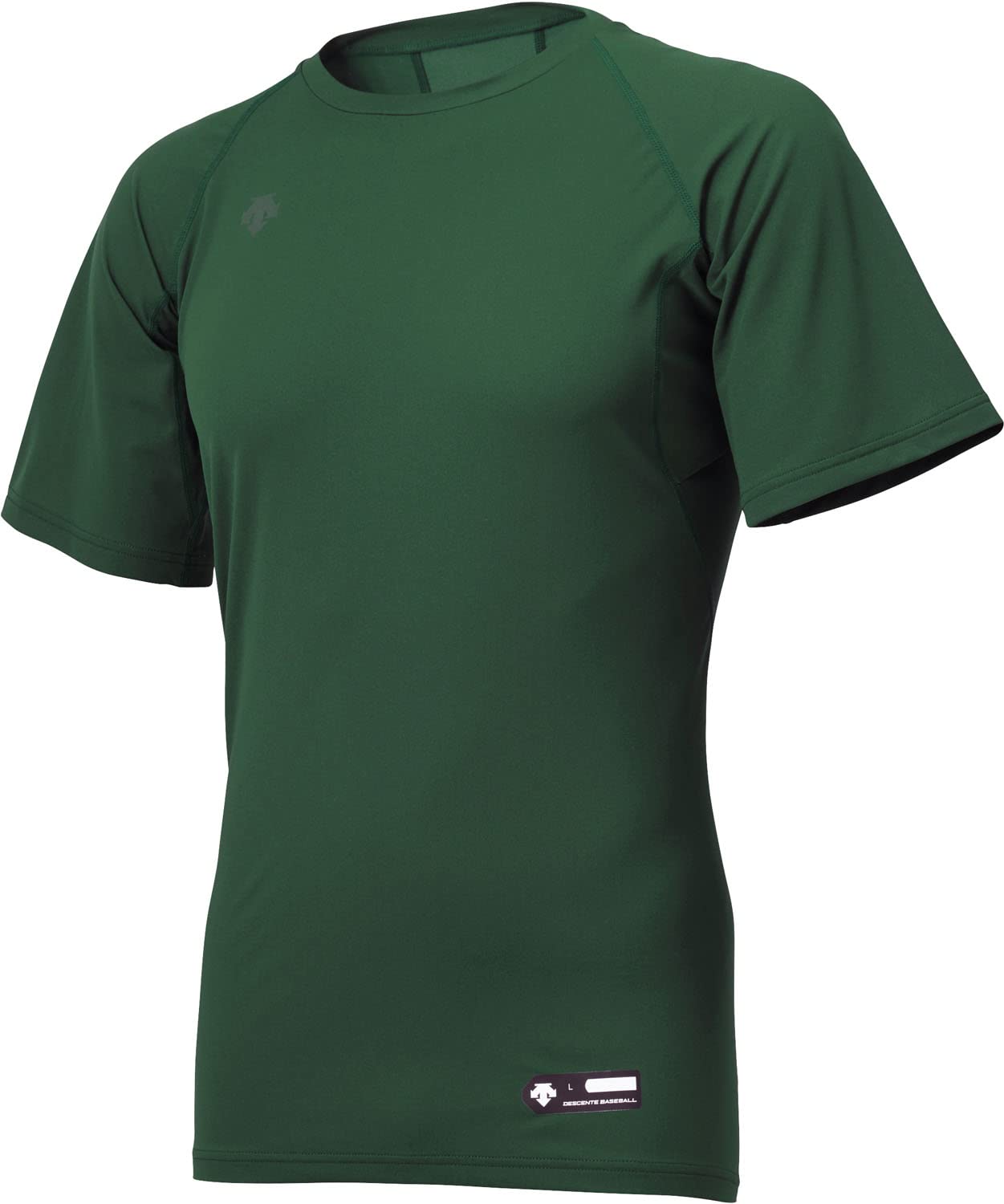 

DESCENTE Бейсболка Круглая Короткая D Зеленая STD-721B Мужская Футболка, Шея, Рукав, зелёный