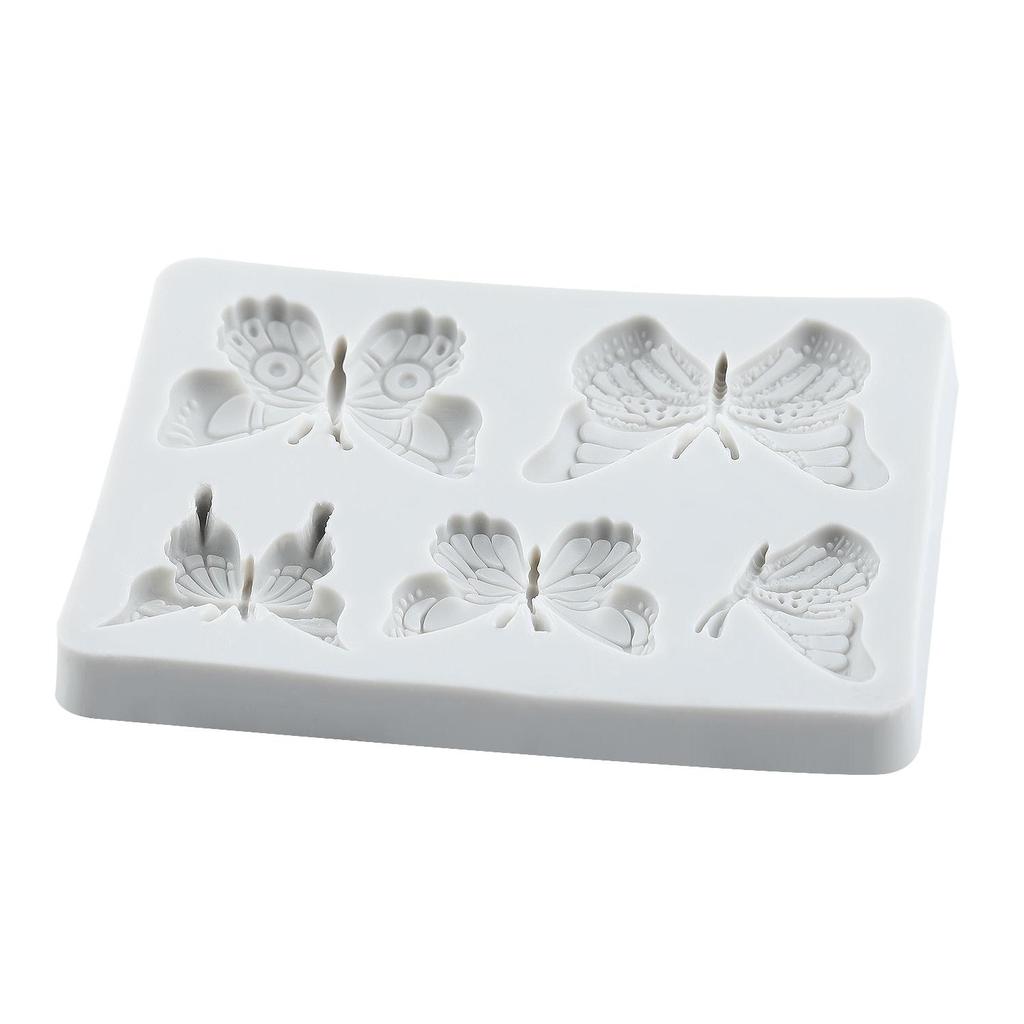 Butterfly Silicone Molds Butterfly Fondant Mold Cake Decorating Tools Cupcake Topper Chocolate Candy Craft Gum Paste Polymer Clay
