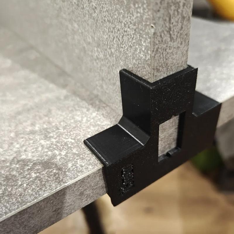 1/4Pcs 90° Right Angle Clamps And T-Shaped Shelf Brackets, For 18Mm Laminated Boards For Diy Flat Furniture Board Assembly