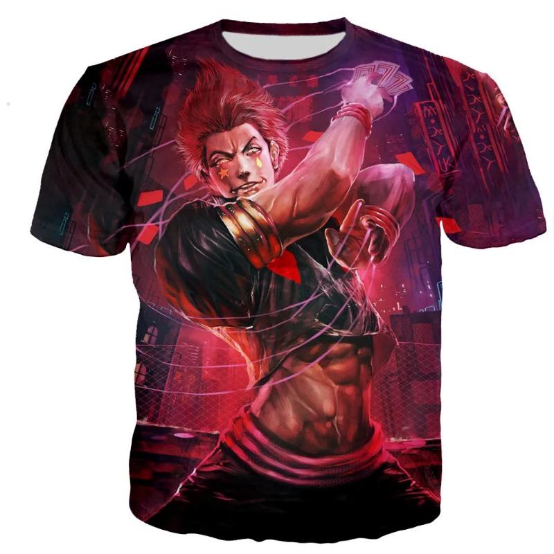 Anime Hunter X Hisoka Kreslený potisk Pánské Dámské Harajuku Kawaii Tričko Léto Dětské Dospělé Pánské Tričko Topy Oblečení Sportovní Trička