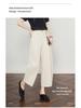 Spring Collection: Women's High-Waisted Loose Wide-Leg Cropped Pants - Slimming & Versatile for Petite Figures