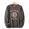 Hk Order! American-Style Casual Retro Trendy Printed Unisex Loose Round-Neck Pullover Long-Sleeve Terry Cotton Sweatshirt