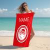 Personalized River Plate Crest Beach Towel Microfiber Beach Towel Thin Absorbent for Beach Swimming Yoga Bath Sports. 0910174
