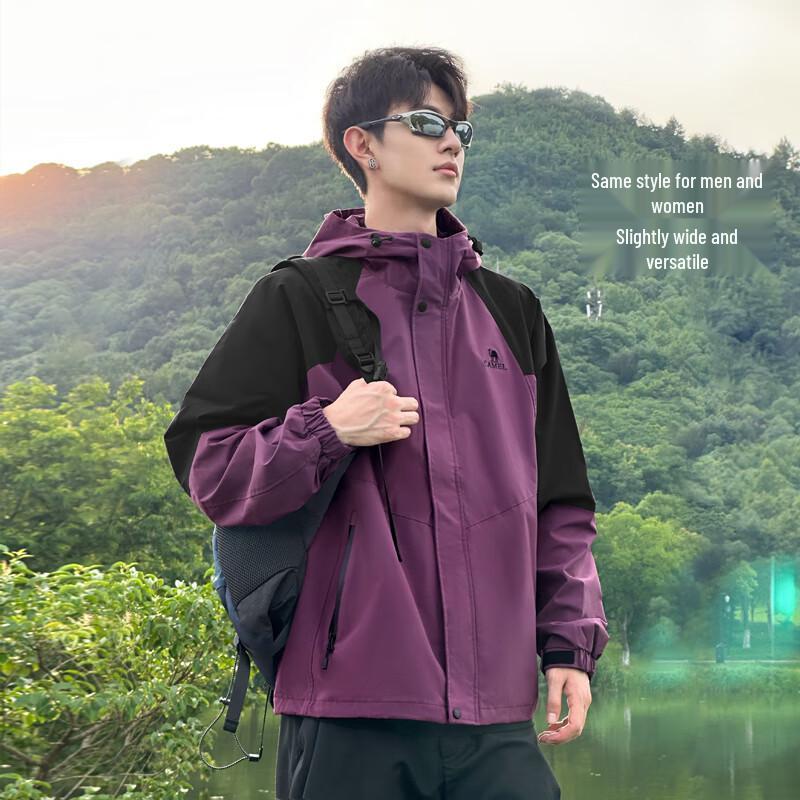 Camel Unisex Outdoor Windproof Jacket