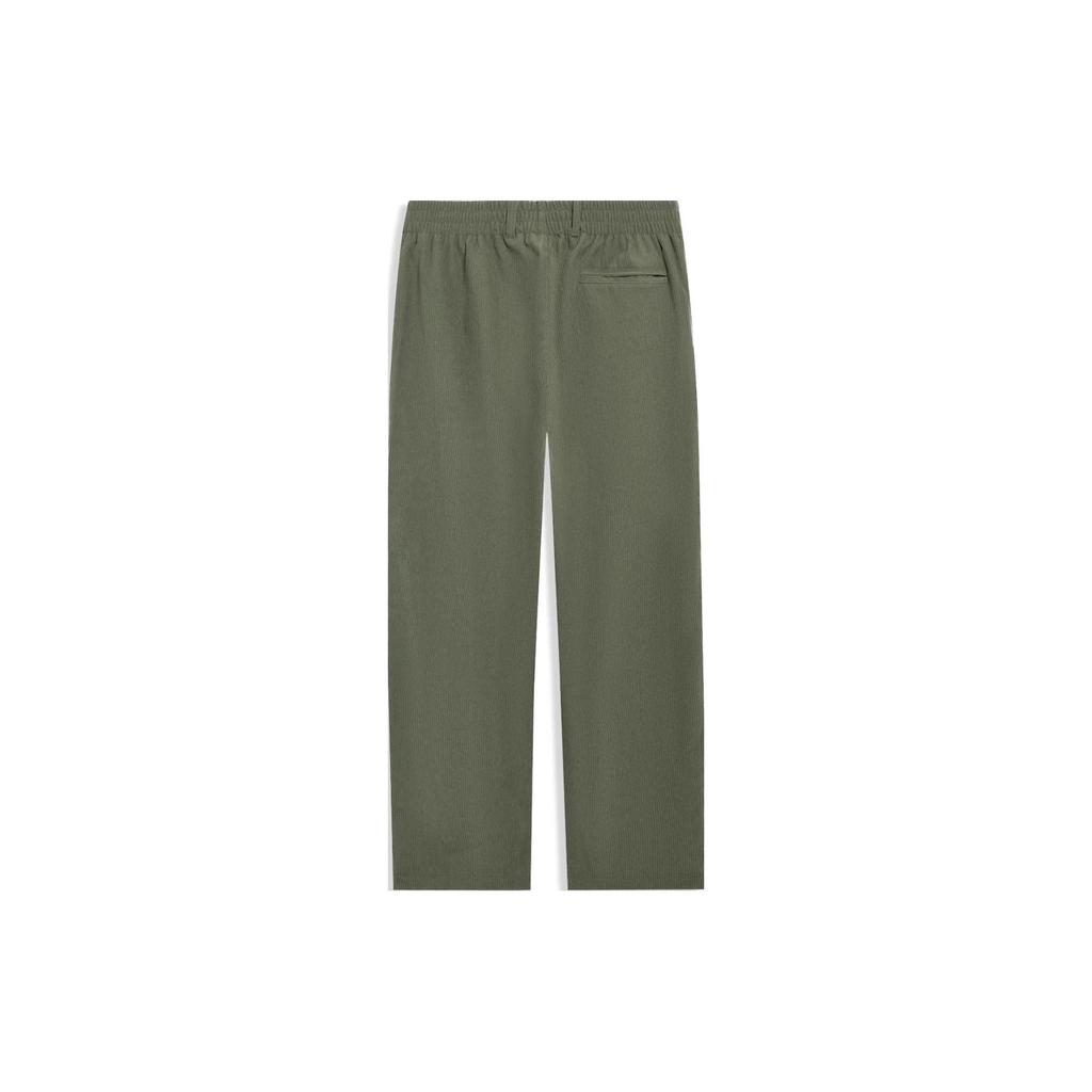 Li Ning Casual Pants Men's Army Canvas Green AKXT007-1