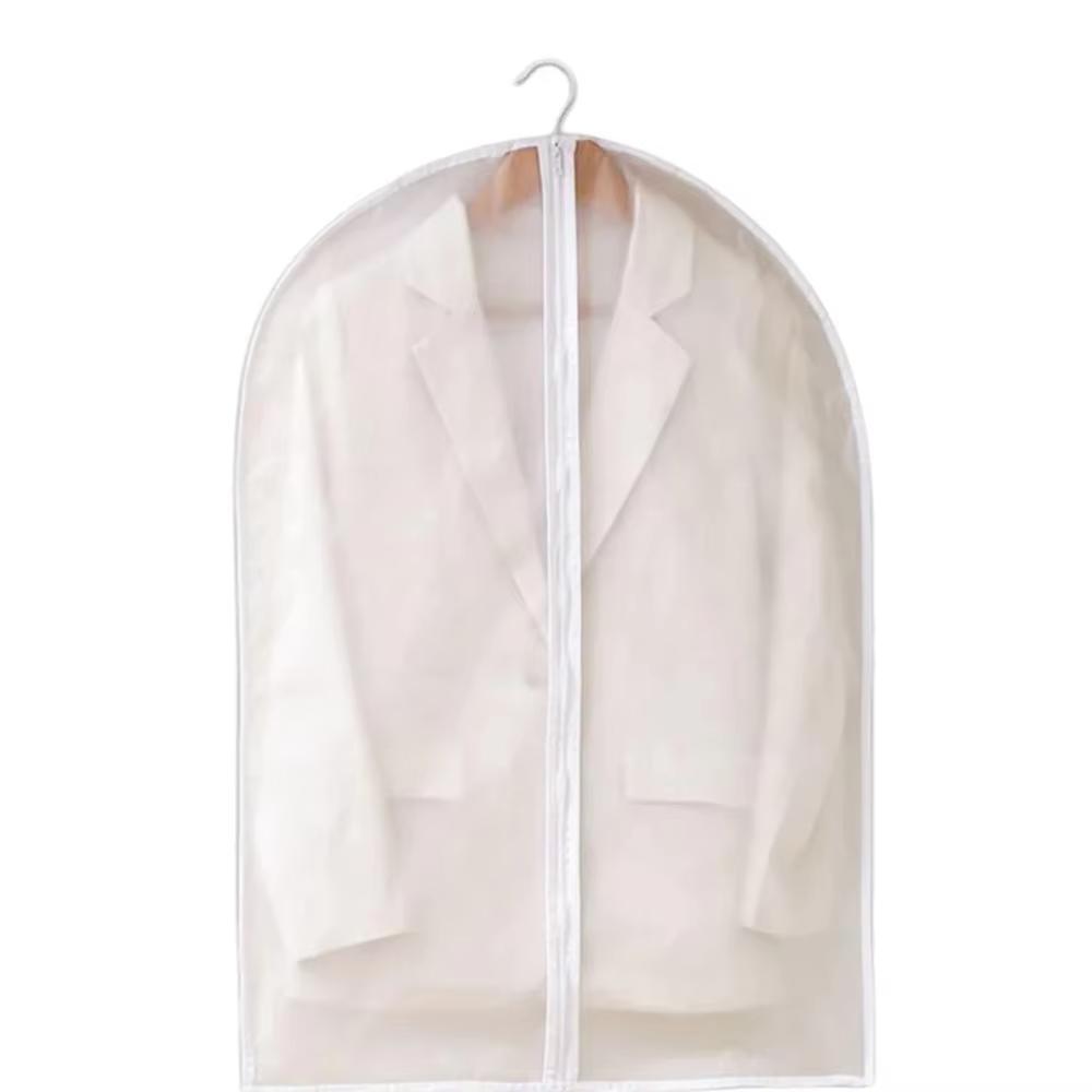 5PCS Dust Proof Garment Protector Cover Bag Fully Enclosed Clothes Cover with Zipper Clothes Bags Hanging Durable Storage Bag
