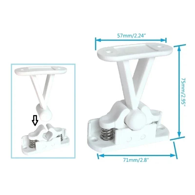 1Set T Type Cabin Door Suction Latch Fastener Suitable for Motorhomes Sailboats Campers Watercrafts Yachts Caravans Cruisers