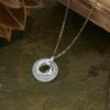 Auspicious Koi Chalcedony Necklace for Women - Luxurious Chinese Style with Safety Buckle and Clavicle Chain.