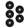 5Pcs 100mm Black Poly Strip Wheel Disc Paint Rust Removal Tool for Angel Grinders