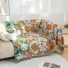 Animal Flower Non-Slip Sofa Towel Cover, Double-Sided Bedspread, Jacquard Cotton Gauze, 200*230 cm, High Quality, Four Seasons