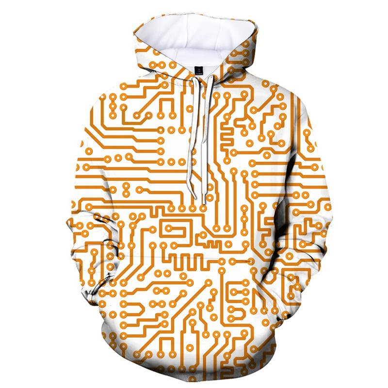 

PCB 3D Printed Hoodie Men s And Women s Geometric Pattern Long Sleeve Sweatshirt Fashion Street Style Sports Pullover Tops 6XL