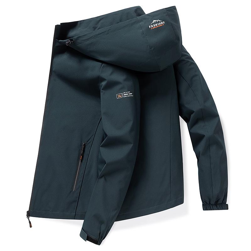 

Весна и осень Tide Brand American Tooling Съемная шапка куртка мужская повседневная ветрозащитная куртка мужское пальто 5XL темно-зеленого