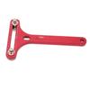 T Shaped Watch Back Case Opener Alloy Steel Clear Scale Watch Bottom Cover Remover for Watch Repair Red