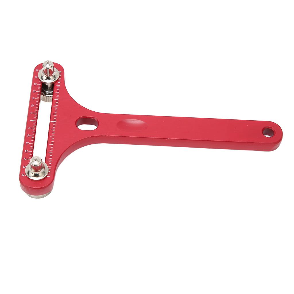 T Shaped Watch Back Case Opener Alloy Steel Clear Scale Watch Bottom Cover Remover for Watch Repair Red