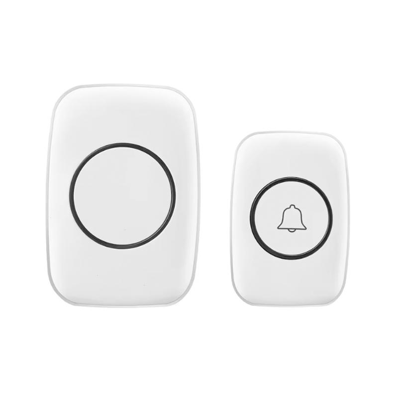 

Wireless Electronic Doorbell Kit Intelligent Welcome Door Bell 300m Remote Control 60 Songs Melodies Waterproof Security Bells US Plug
