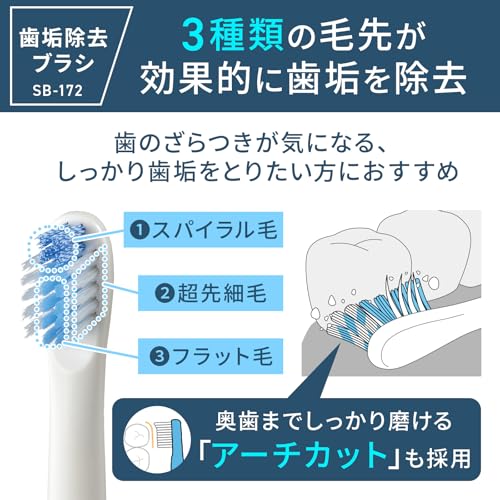 Omron SB-172 Replacement Toothbrush Head (Type 2), 2-pack