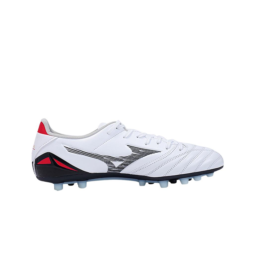 Mizuno Morelia Neo 4 Rundzehen AG (Gummistollen) Rutschfeste Langlebige Fußballschuhe Herren Fußballschuhe Weiß P1GA233509