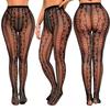 Sexy Fishing Net Socks Women's Hollow Jacquard Pantyhose  High Elasticity Thin Lace Mesh Stockings