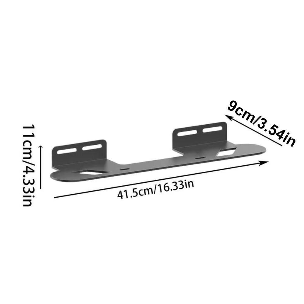 Thickened Wall Mount Bracket Carbon Steel Soundbar Wall Mount Fixing Storage Rack  Under TV Sound