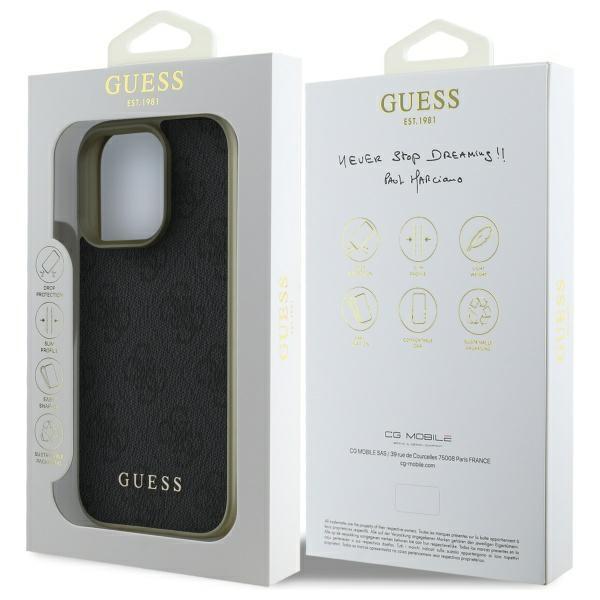 Guess Guhcp16Xgf4Ggr Iphone 16 Pro Max   6.9 Czarny/Black Hardcase 4G Charms Collection