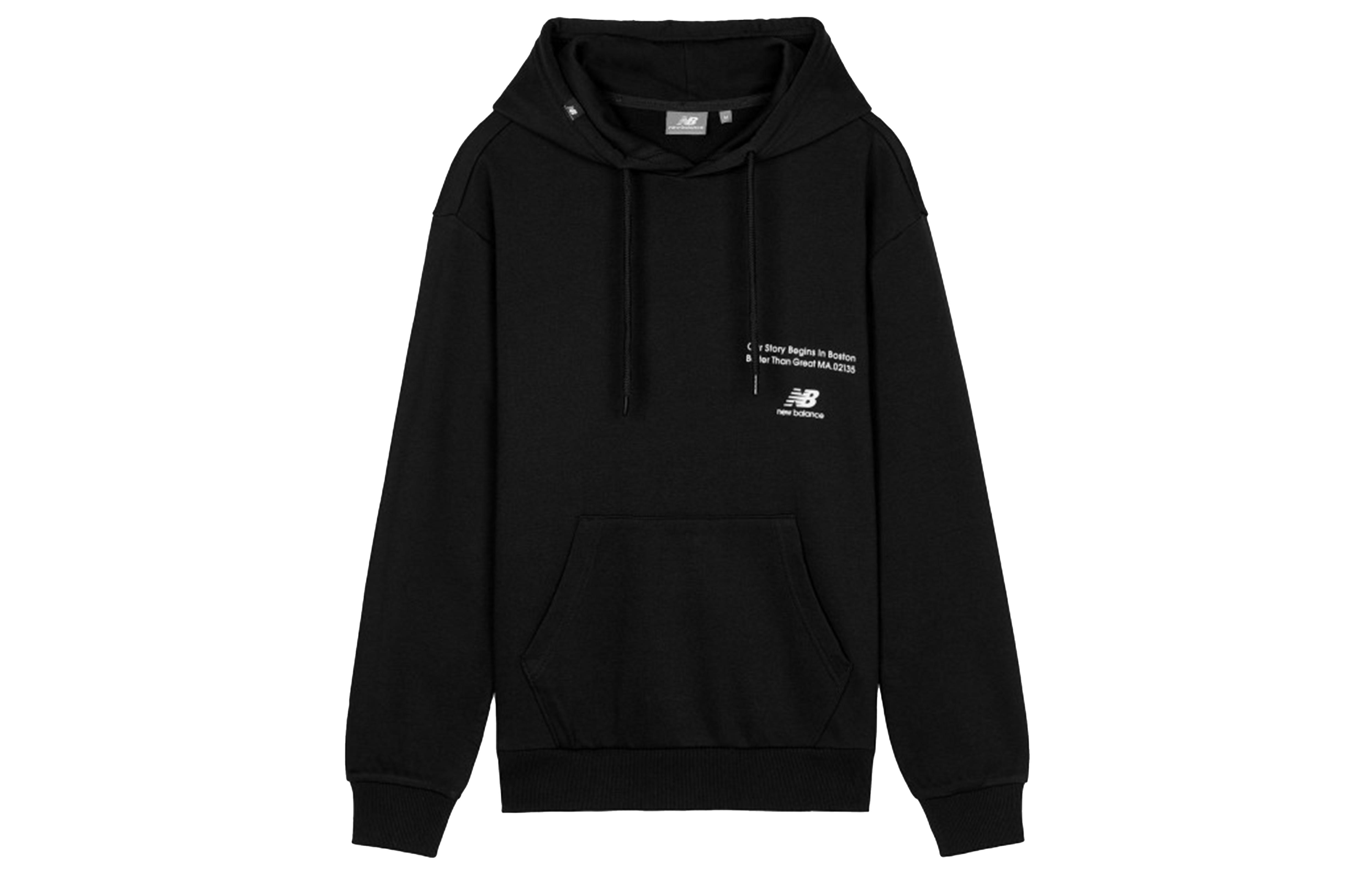 

New Balance Sweatshirts Men s Black Hooded Moderate Regular NCA3E021-BK XL