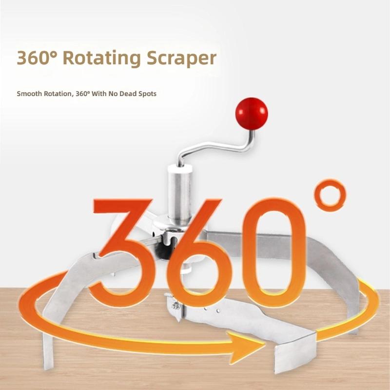 Manual Thin Galette Spreader Tool For Even Batter Distribution Creates 30 Cm Flat Pancakes Ideal For Family Cooking