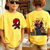 2026 Summer Spider Children's T Shirt Breathable Fabric Classic Character Patterns in A Cute Style Suitable Daily Playwear