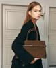 Clave Luna Suede Brown Tote Bag