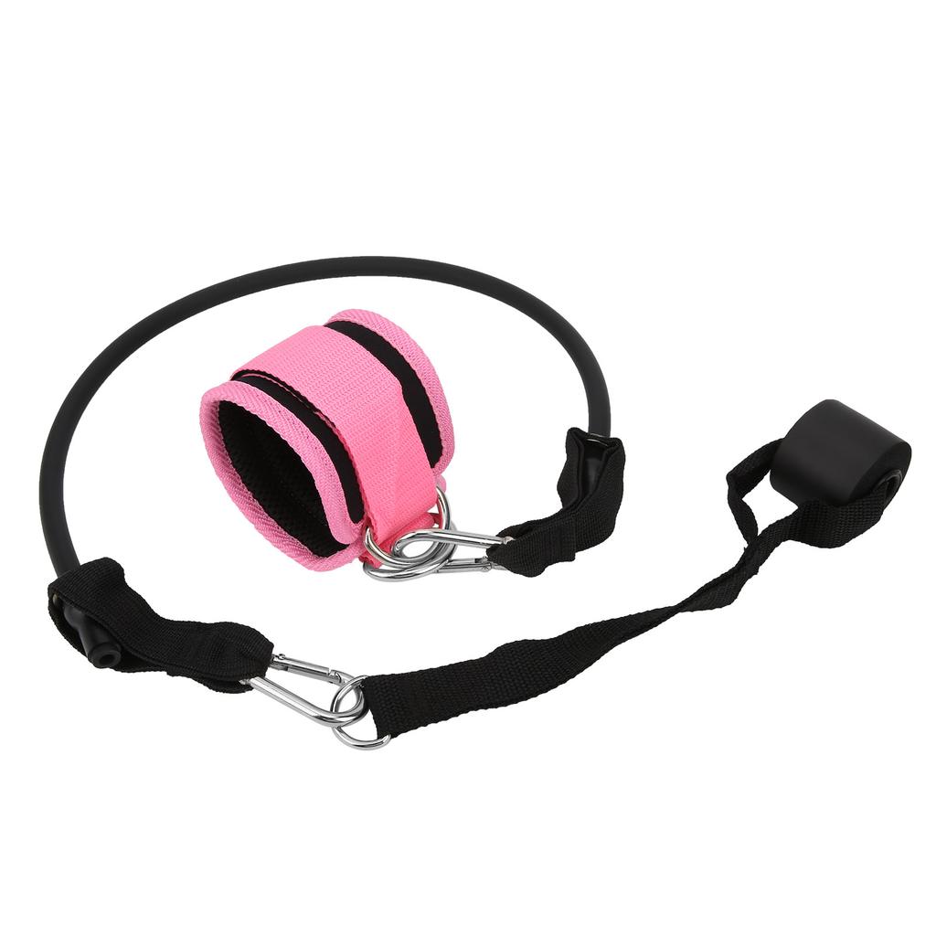 Ankle Strap Set Double Metal DRing Fitness Ankle Strap for Legs Butt and   Exercise(Pink Set )