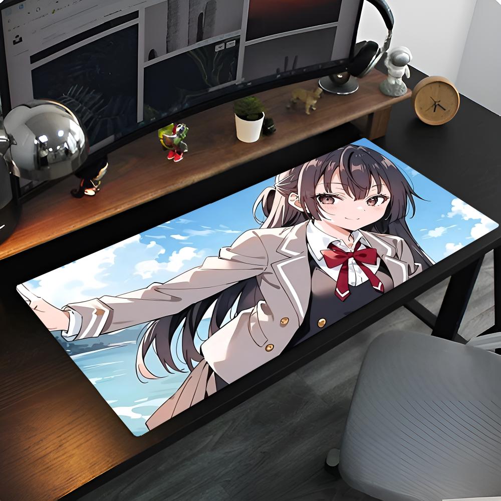 Yuki Suou Mouse Pad Anime game mause pads cs lol XXL Home HD Computer Desk Mats Carpet Gamer Office Laptop Soft Desktop 700X300
