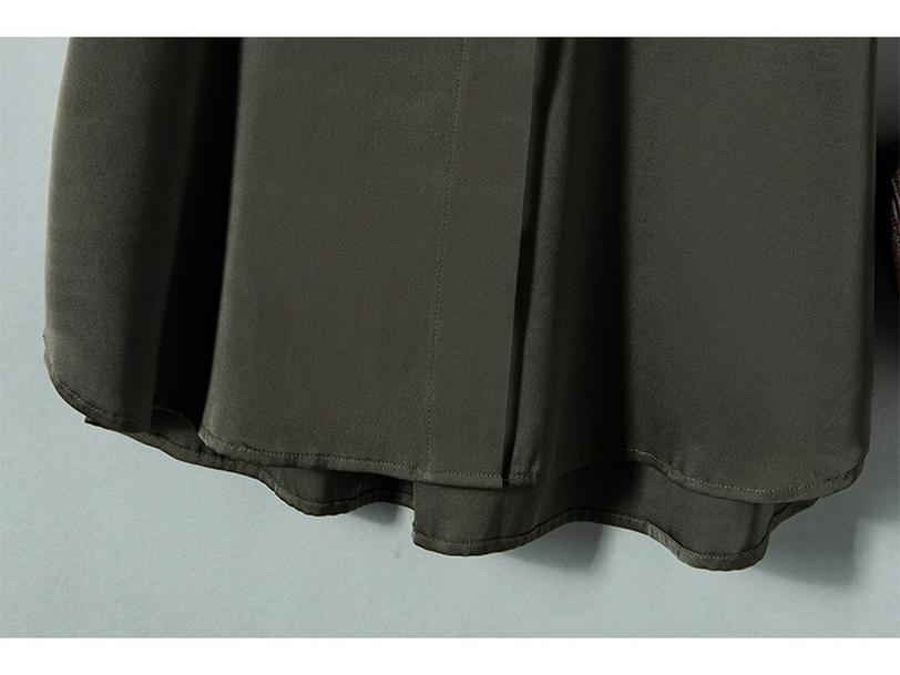 Women's 2025 Summer Short-Sleeve Mulberry Silk Stand Collar Shirt