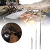 3Pcs 304 Stainless Steel Outdoor Portable Mini Stretch Blowpipe Blowtorch for Camping Barbecuesmall Size
